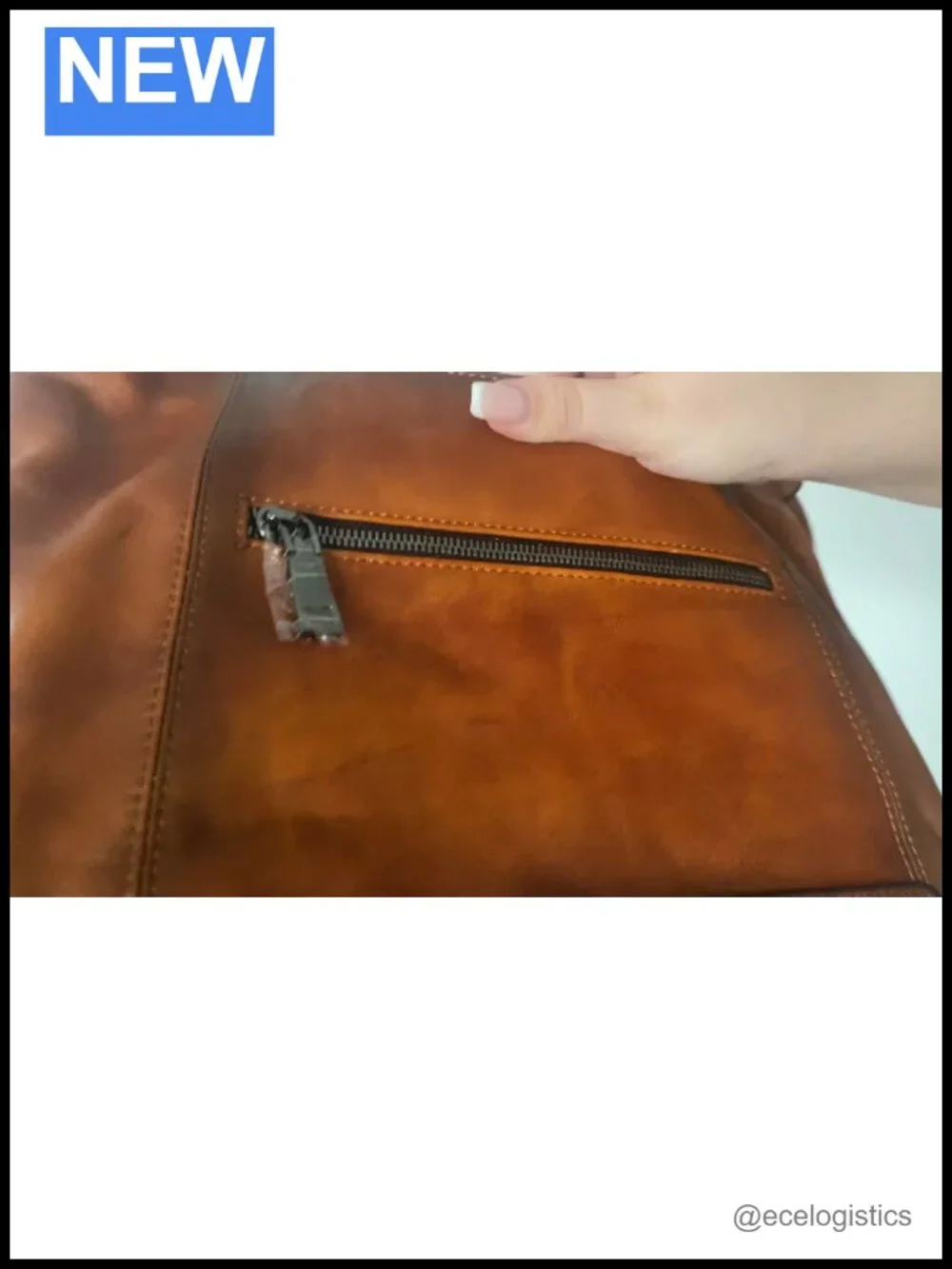 Genuine Leather Crossbody Hobo Bag Adjustable Straps Purse